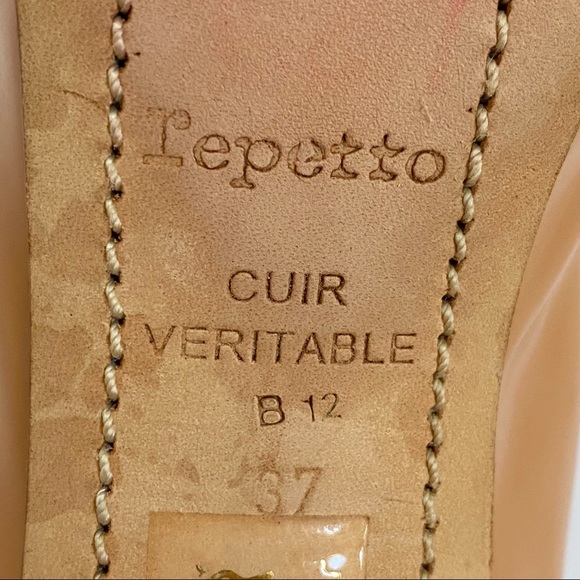 Repetto light brown tan nastasia ballerina ballet chunky thick high heels pumps - Picture 9 of 13